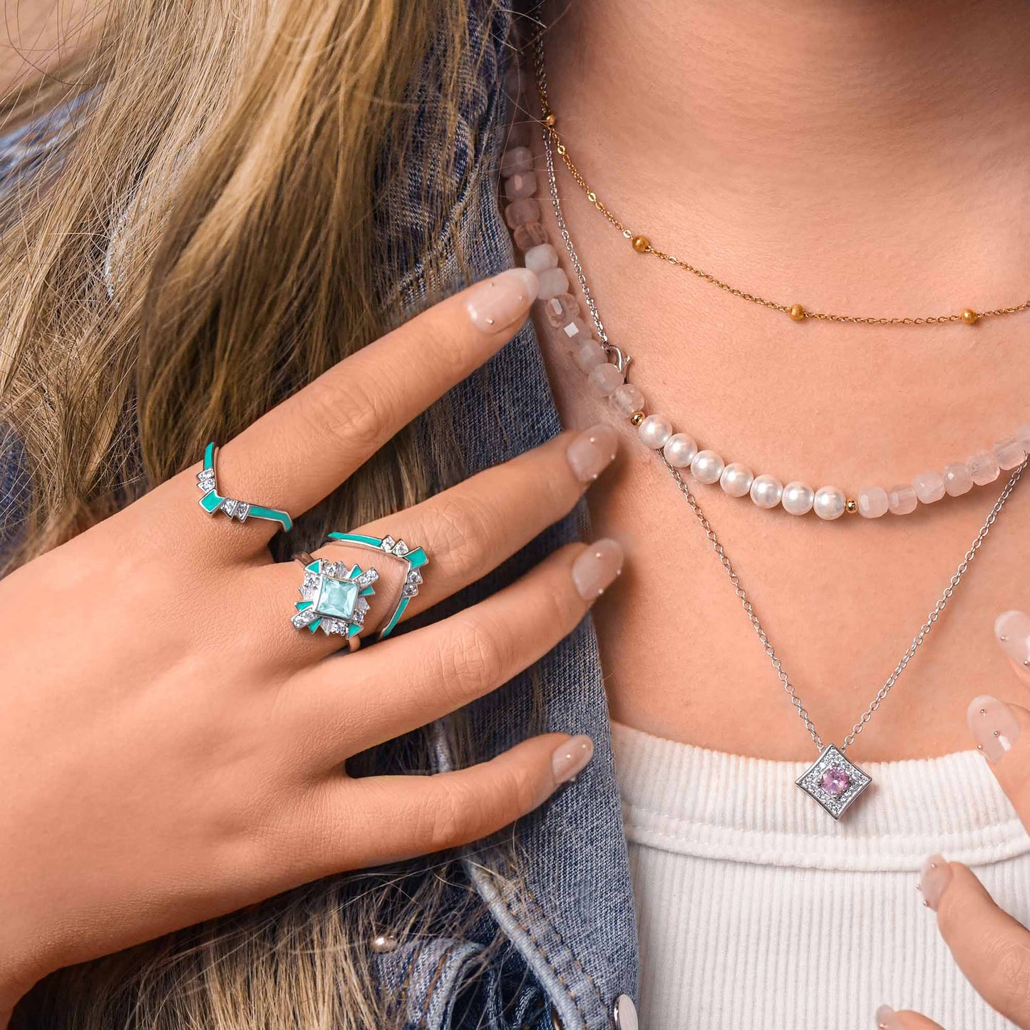 Chief's Crown Ring - Aquamarine