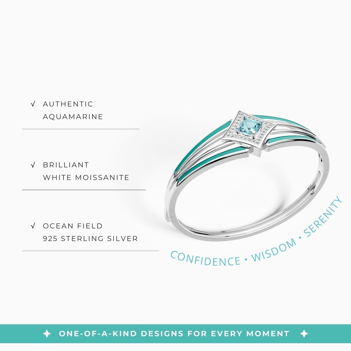 Soulful Waters Bracelet - Aquamarine