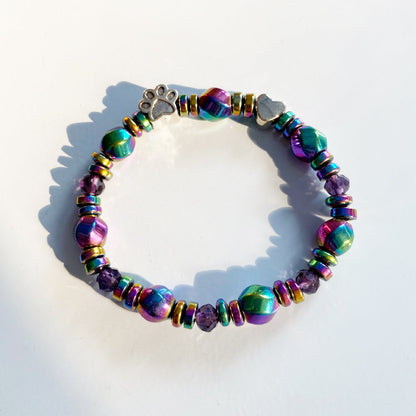 Magnetic Paw Charm Bracelet