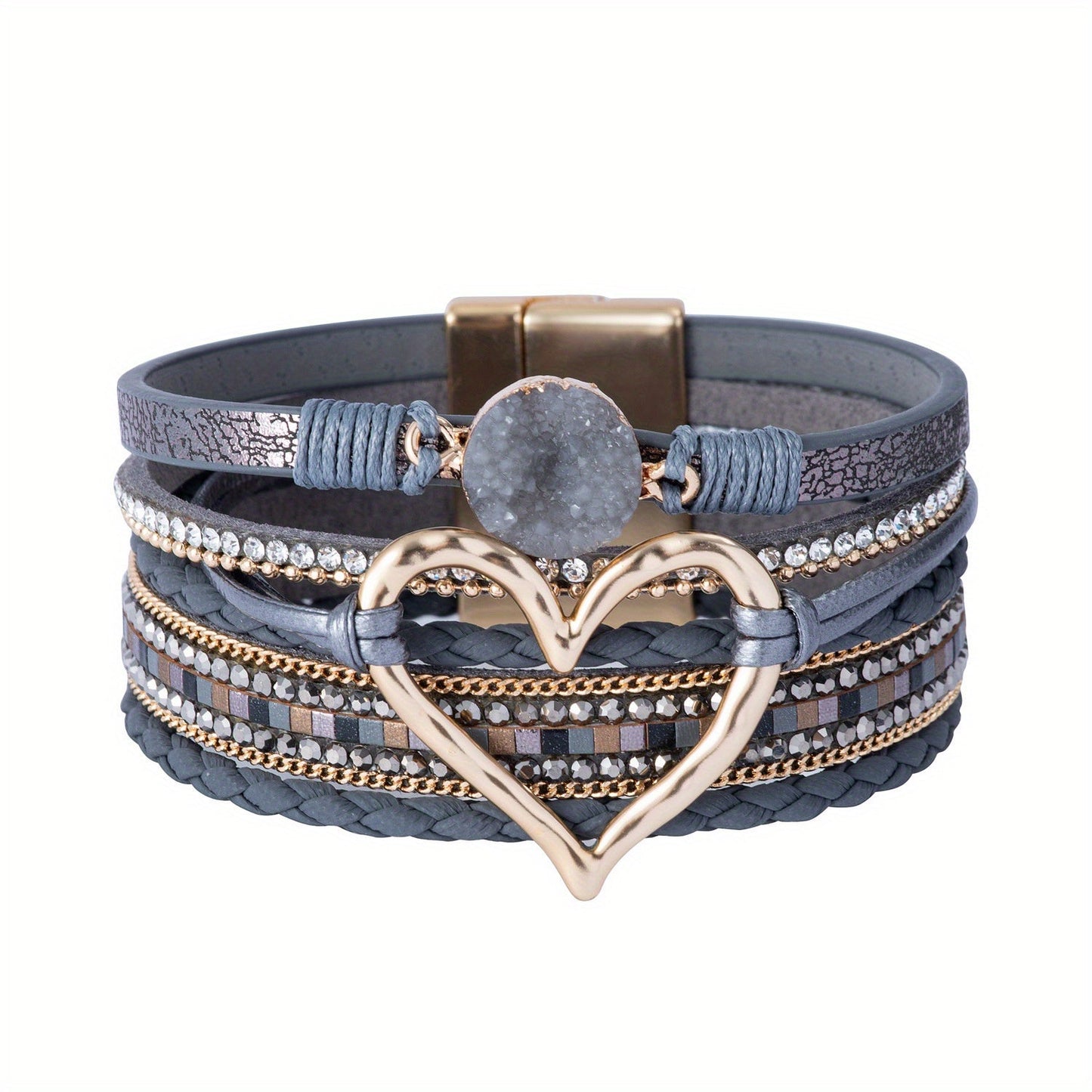 Bohemian Multi-Layer Leather Bracelet