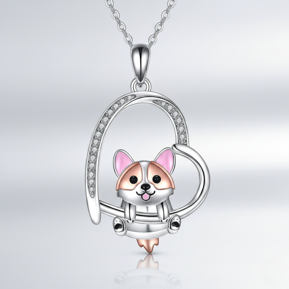 Charlotte - Guardian Love Paw Heart Necklace