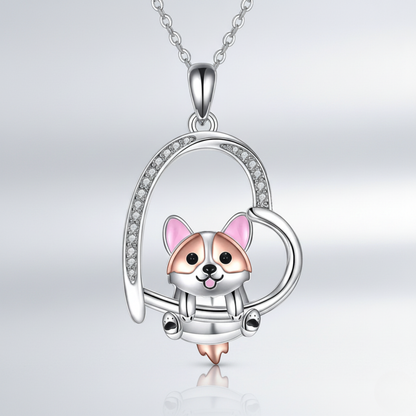 Charlotte - Guardian Love Paw Heart Necklace