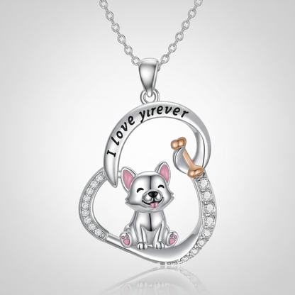 Charlotte - Guardian Love Paw Heart Necklace