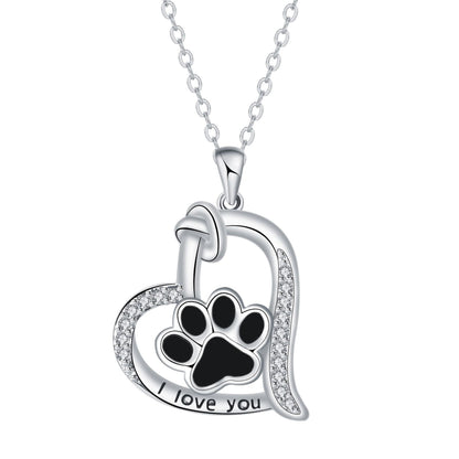 Heart & Paw Necklace - A Reminder of Loyal Companions