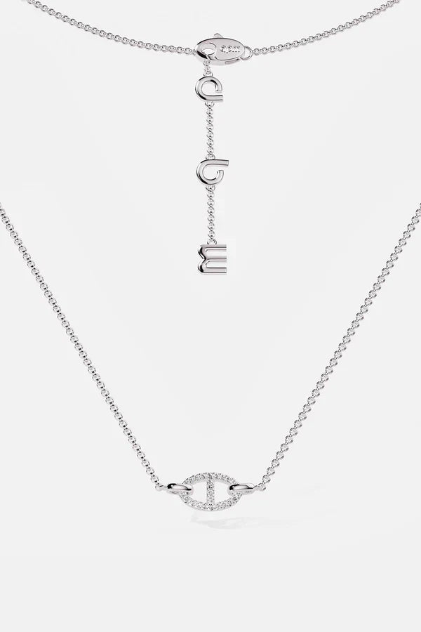 Isla Marina Necklace | White Gold