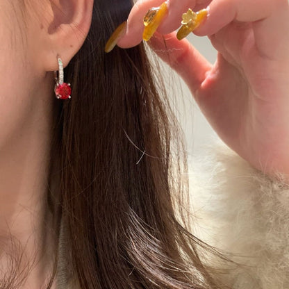 Celira Orvane Earrings | White Gold