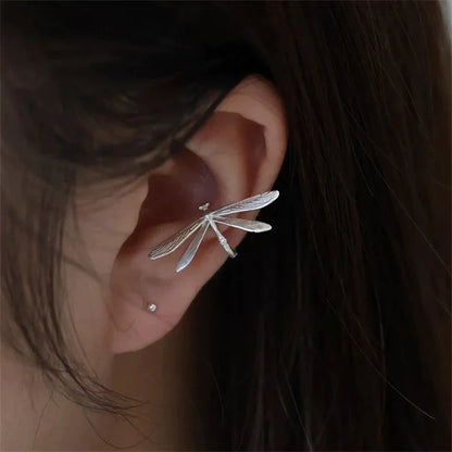 Delicate Dragonfly Ear Clips