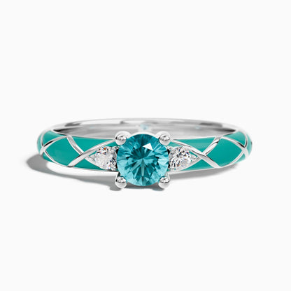 Mirage Coil Ring - Aquamarine