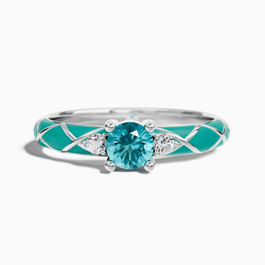 Mirage Coil Ring - Aquamarine