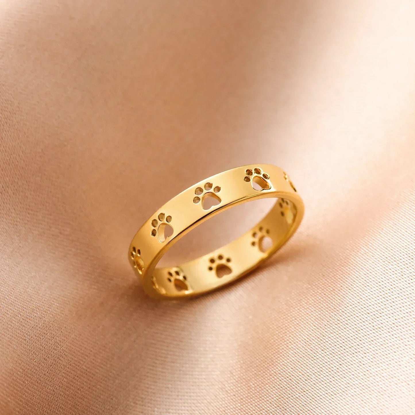 Paw Ring Made of Stainless Steel for Women