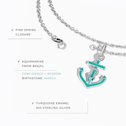Aqua Haven Necklace - Aquamarine