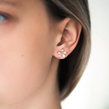Dainty Rosette Studs