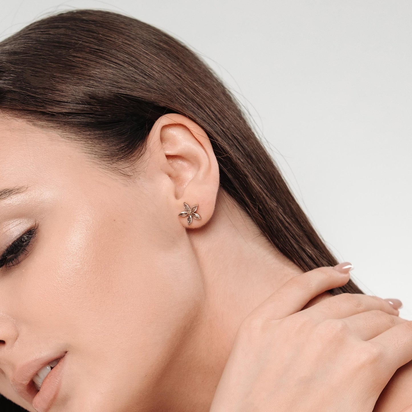 Dainty Rosette Studs