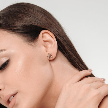 Dainty Rosette Studs