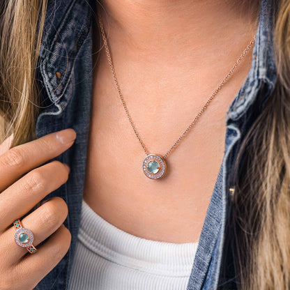 Competitive Spirit Necklace - Aquamarine