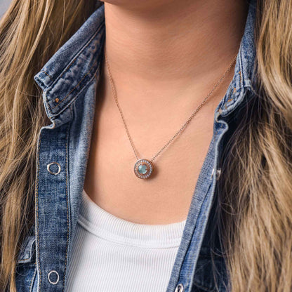 Competitive Spirit Necklace - Aquamarine