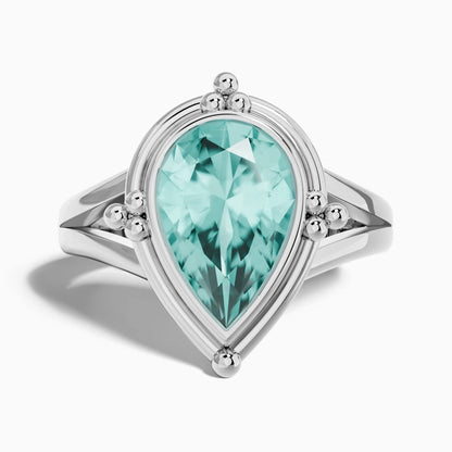 Desert Tears Ring - Aquamarine
