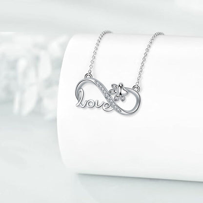 Forever Connected - Paw Infinity Necklace Silver