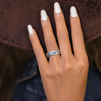 Fjord Spark Ring - Aquamarine