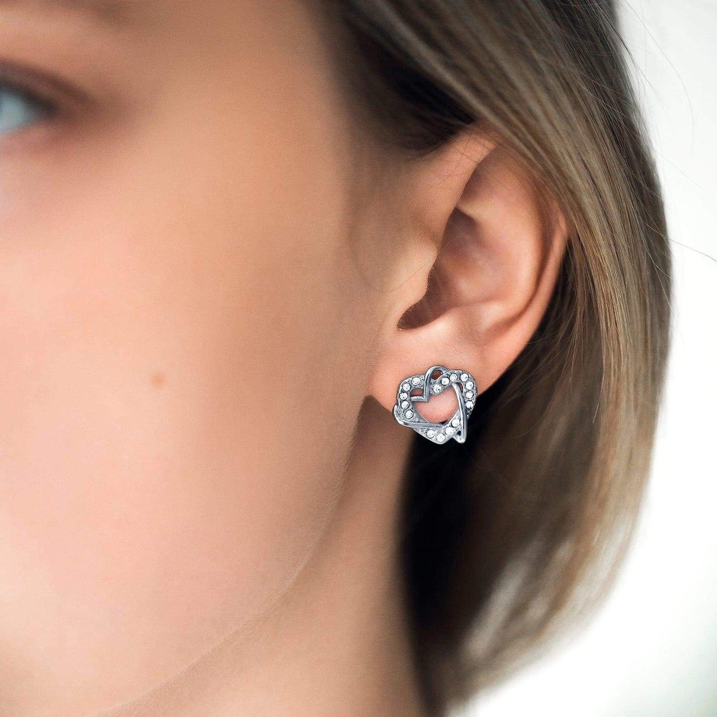 Infinity Heart Studs