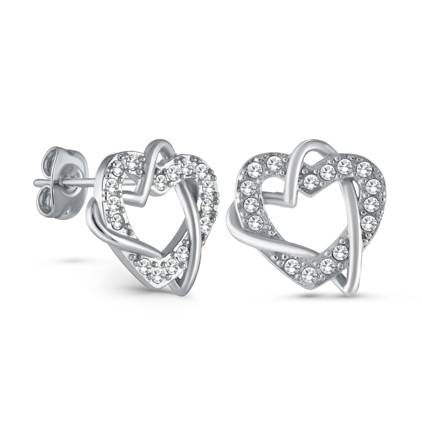 Infinity Heart Studs
