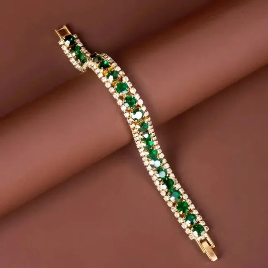 Golden Green Bracelet