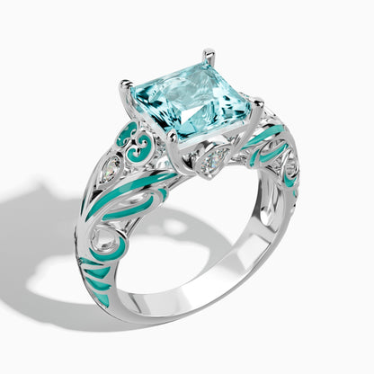 Rosemary's Loyalty Ring - Aquamarine