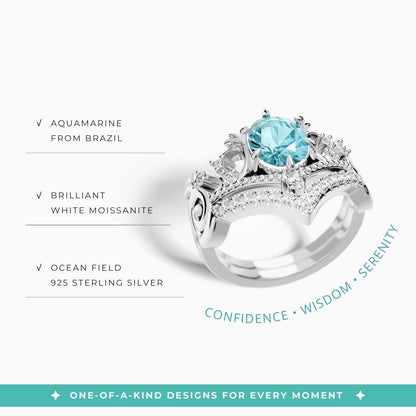 Seaborn Majesty Ring - Aquamarine