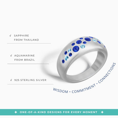 Seafoam Symphony Ring