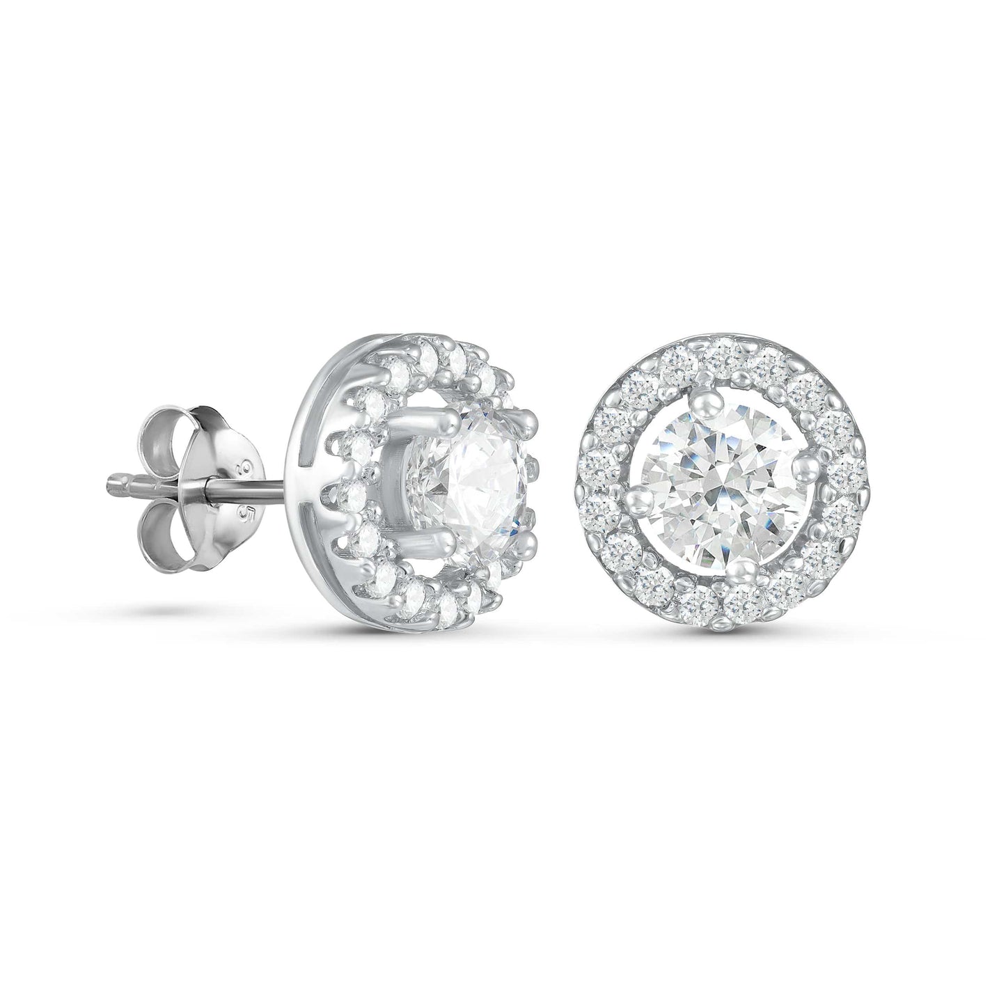 Round Sparkle Studs