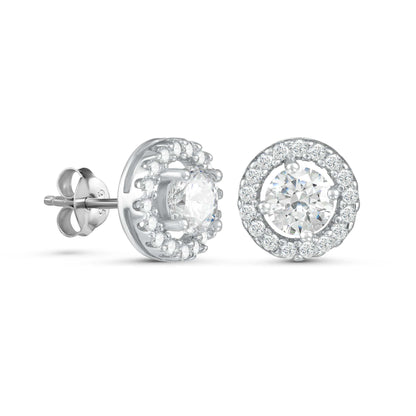 Round Sparkle Studs