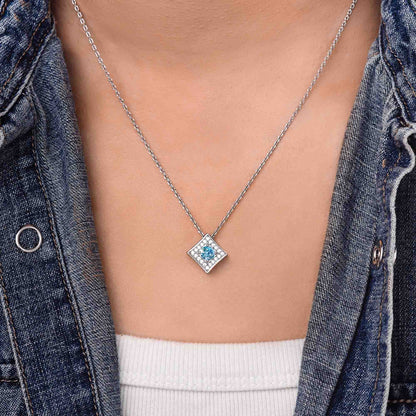 Soulful Waters Necklace - Aquamarine