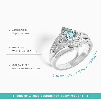 Soulful Waters Ring - Aquamarine