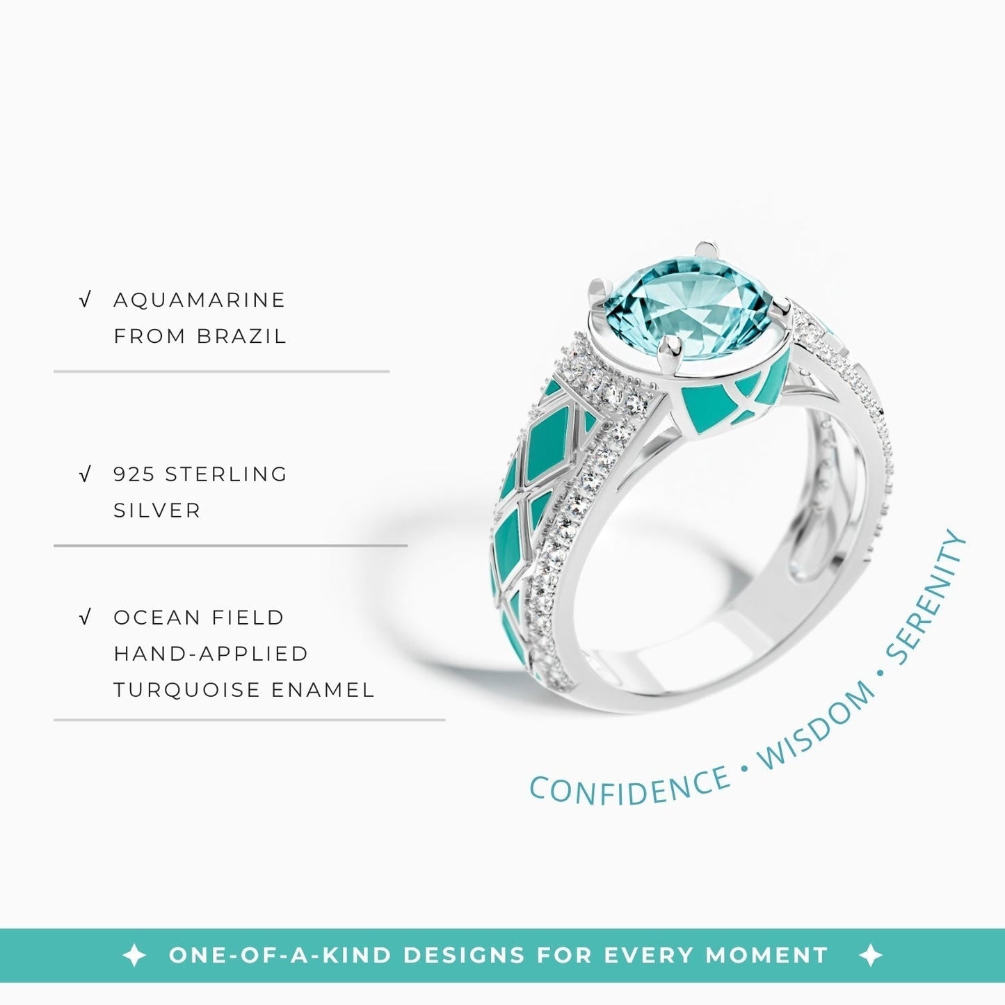 Spirit Trailblazer Ring - Aquamarine