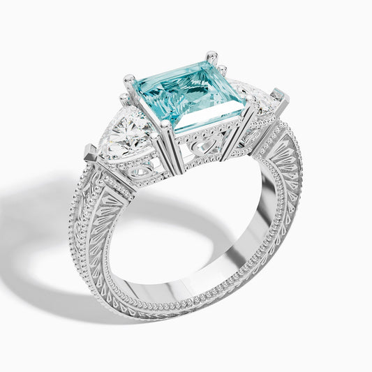 Tidal Embrace Ring - Aquamarine